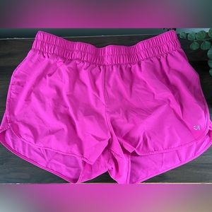 Women’s Gap Large Athletic Running Shorts by GapFit - Hot Pink